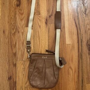 Coach Brown Leather Crossbody Bag 👜✨